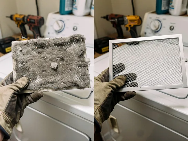 Professional lint trap cleaning by West Puente Valley Dryer Vent Cleaning in West Puente Valley